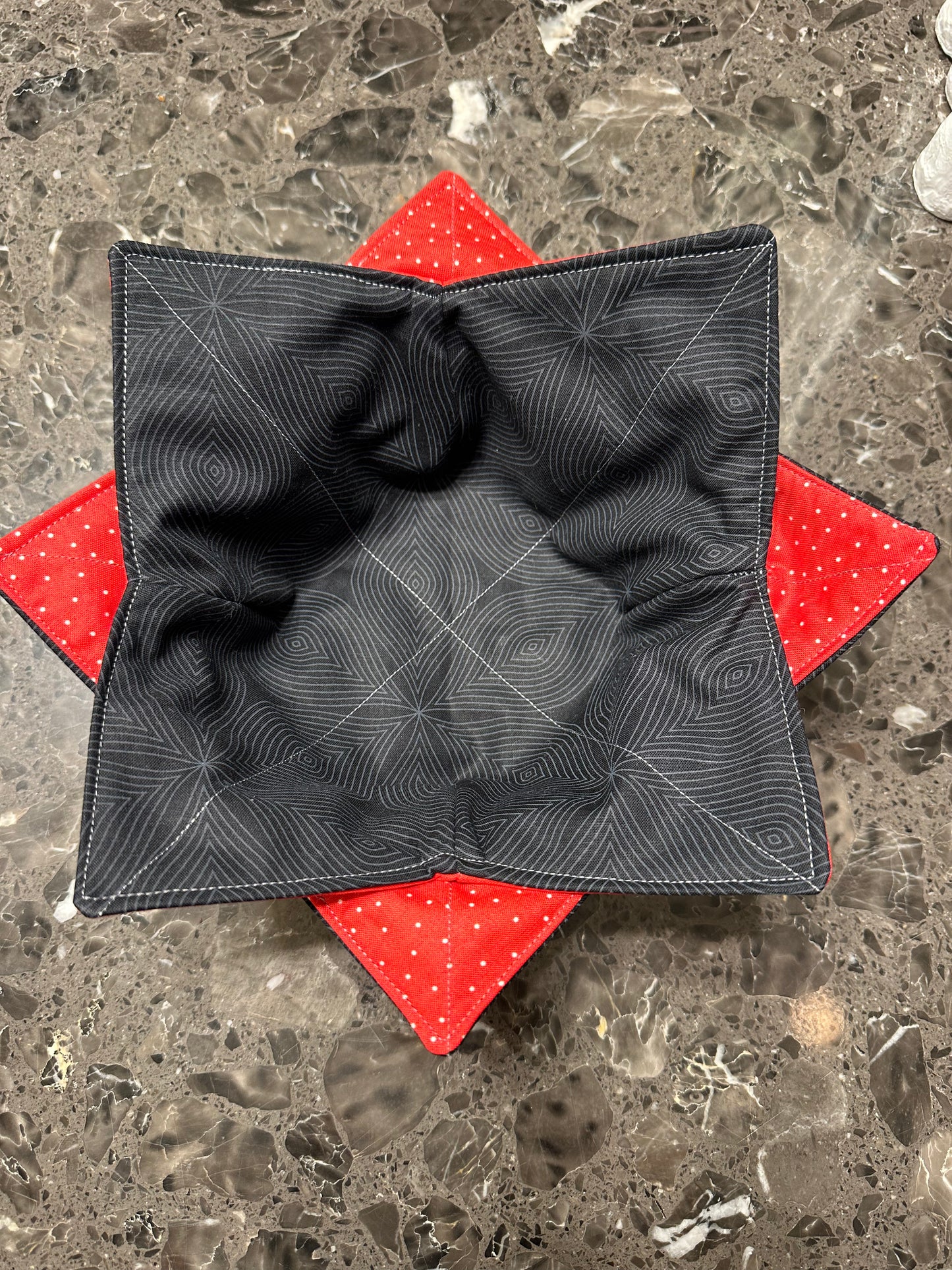 Reversible Bowl Cozy- microwave safe