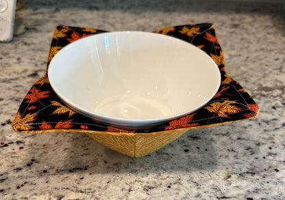 Reversible Bowl Cozy- microwave safe