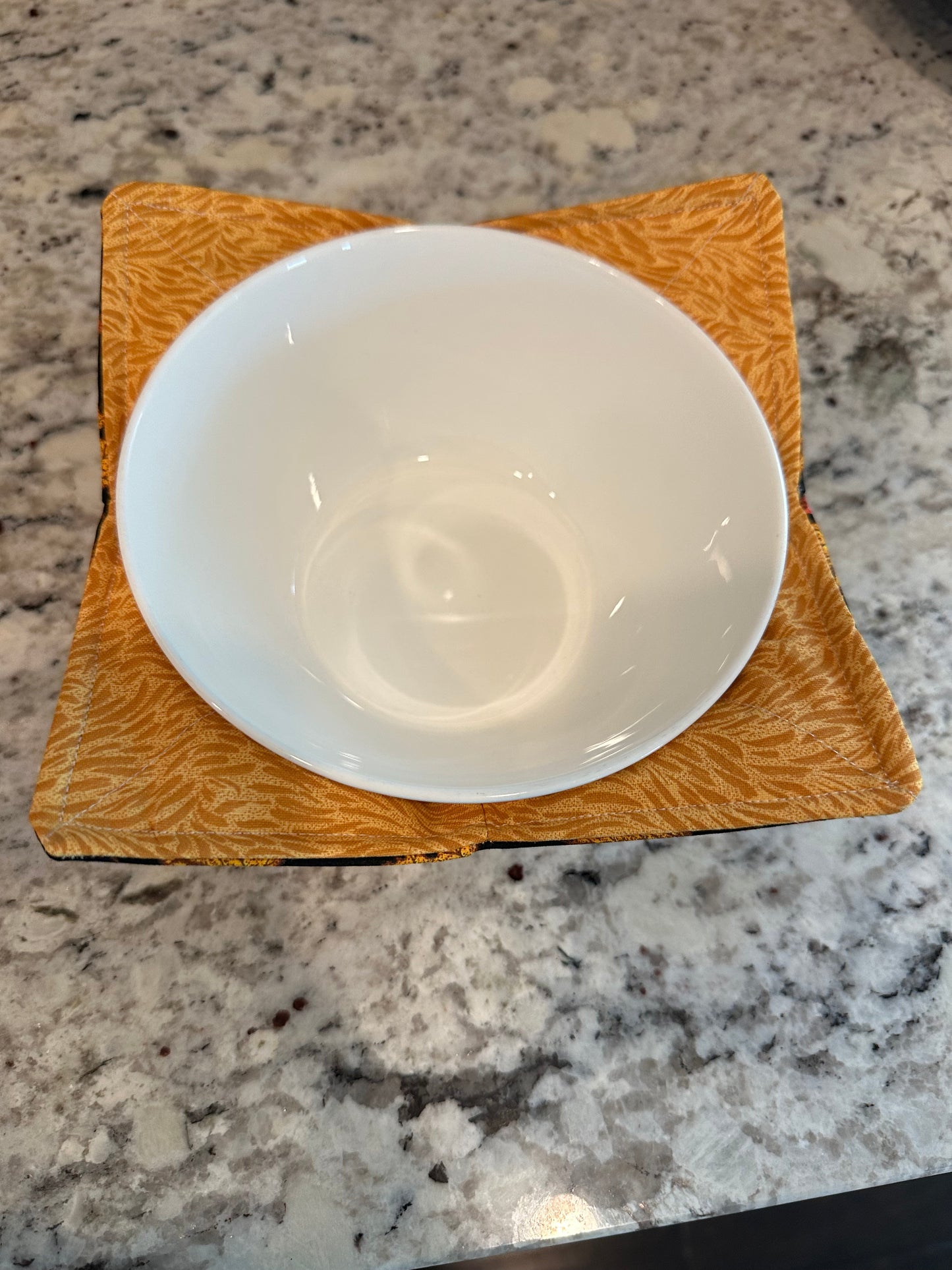 Reversible Bowl Cozy- microwave safe